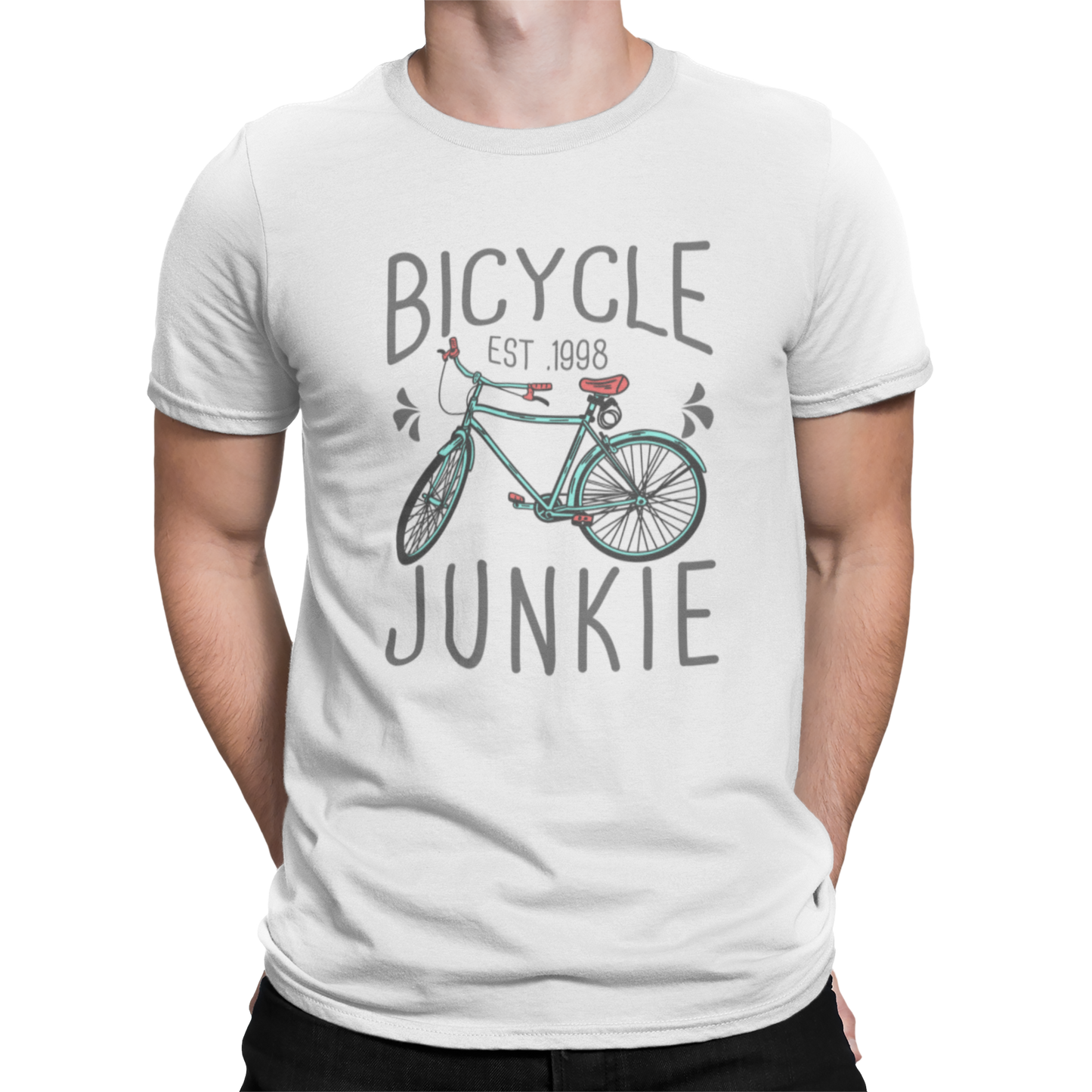 CAMISETA / SUDADERA RETRO BICYCLE BLANCA