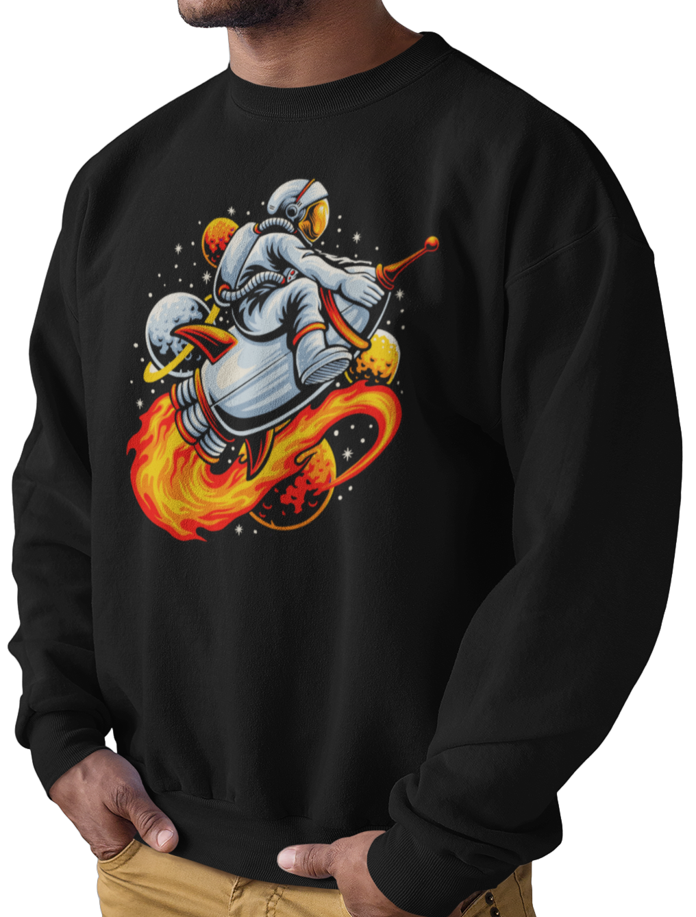 CAMISETA / SUDADERA RETRO COHETE