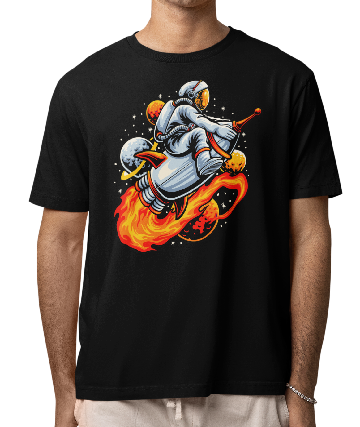 CAMISETA / SUDADERA RETRO COHETE